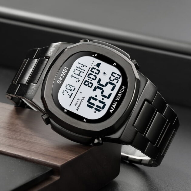 حافظ على صلاتك 🕌 وأناقتك مع ساعة SKMEI 2036 الأصلية⌚ - أسود
